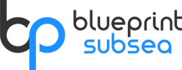 Illustrasjon av Blueprint subsea - Sea Track logo