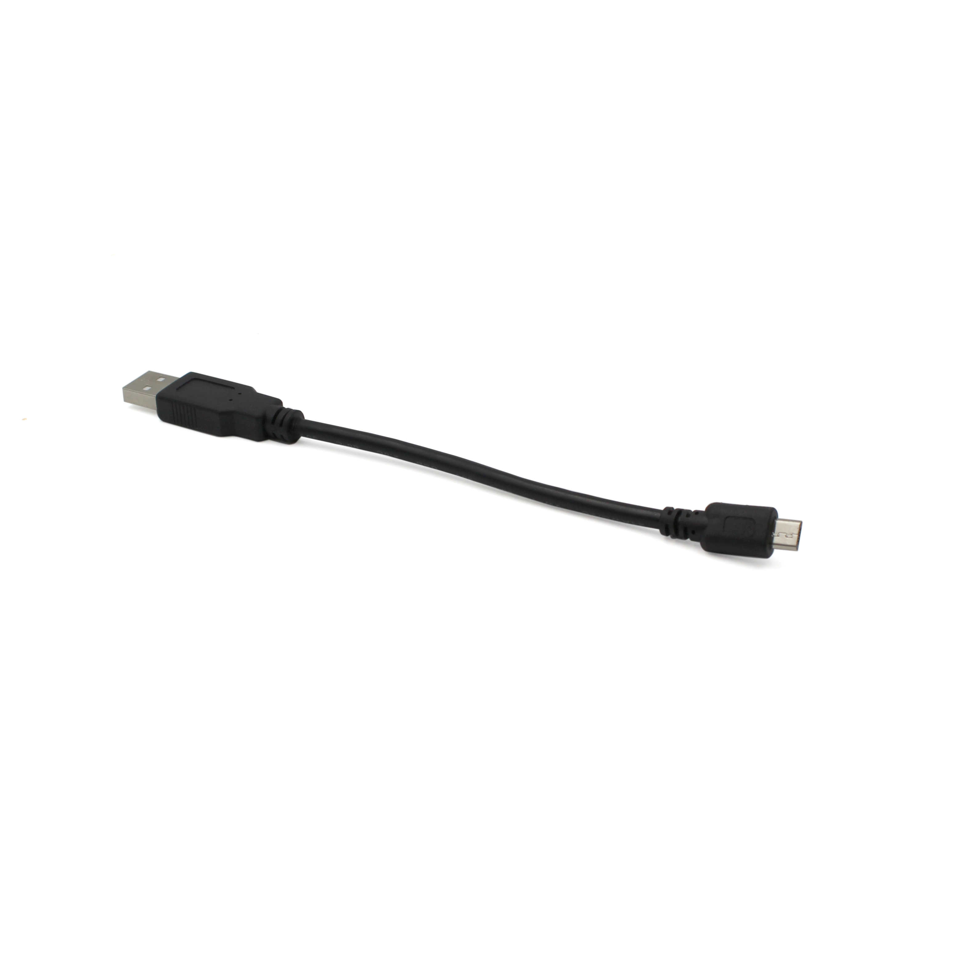 6″ Straight Micro-USB to USB-A Cable
