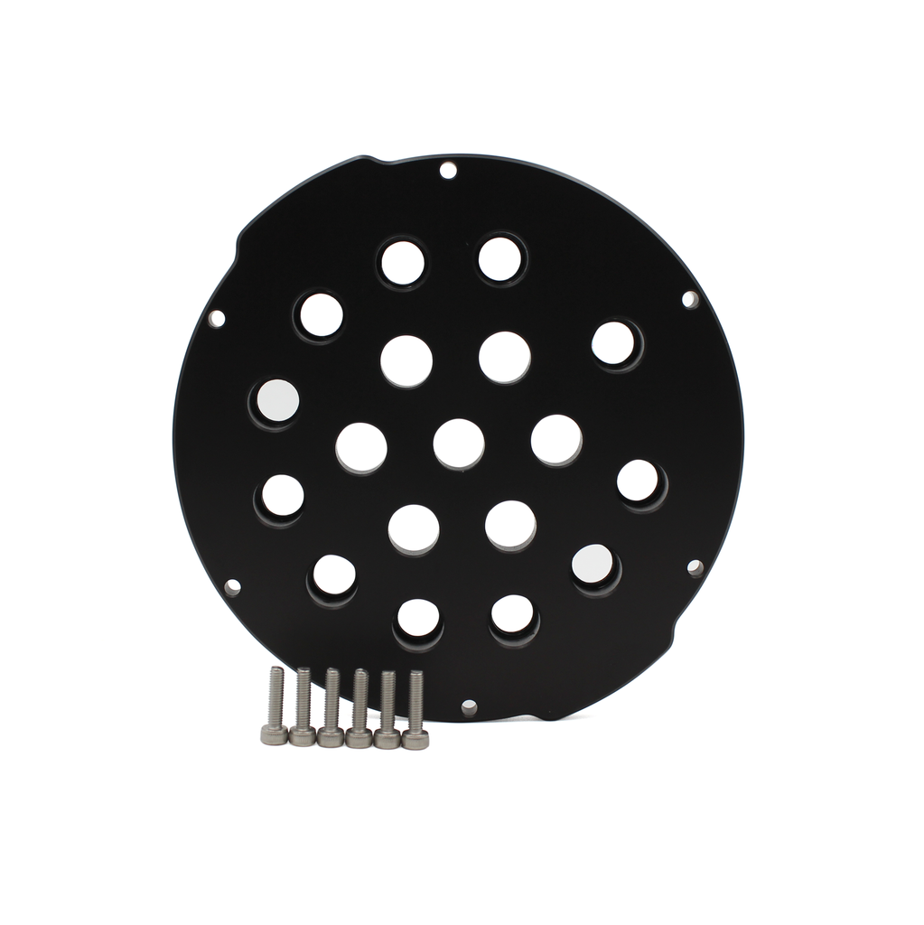 4" Aluminum End Cap with 18X M10 Hole